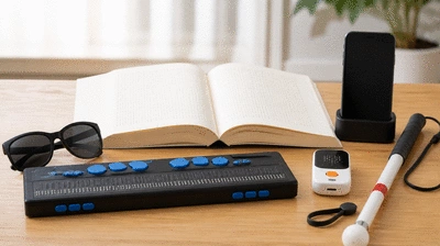 Hilfsmittel für sehbehinderte Schüler