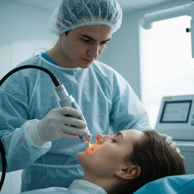 Lasertherapie Anwendung