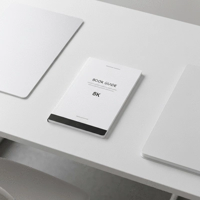 Digital guide or eBook mockup