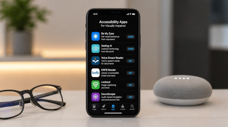 Sehbehinderten-Apps im Vergleich 2025