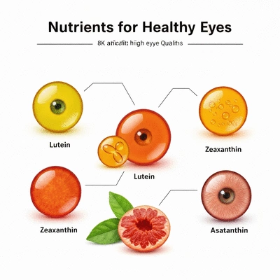 Nährstoffe für gesunde Augen